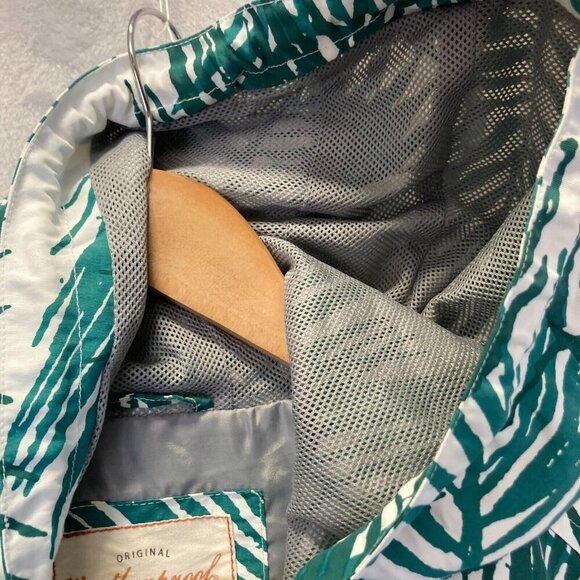 Original Weatherproof Vintage Windbreaker Jacket Men's Large Nylon Tropical Palm - Picture 7 of 16